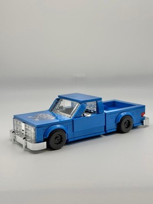   Happy Build PB8841 - Classic Car mit Container, Power Block Spezial Felgen 