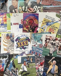 HUGE Lot Of 57 Autographed 8x10 Photos Football Hall of Fame AUTHENTIC SEE PHOTO