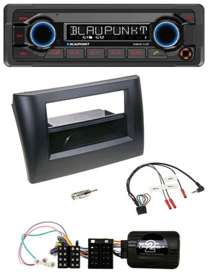 Blaupunkt MP3 USB Bluetooth Lenkrad Autoradio für Fiat Stilo 01-07 schwarz Ablag