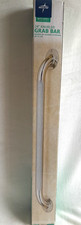 Medline 24 in. x 1-1/4 in. Bath Safety Grab Bar in Knurled Chrome