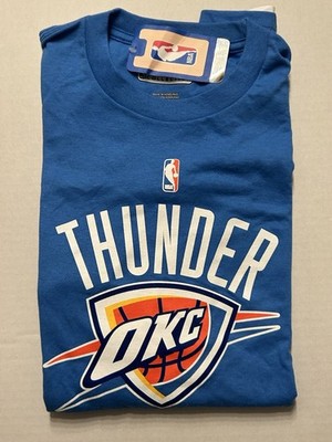NWT NBA Men s Blue Short Sleeve OKC Thunder T-shirt Medium Oklahoma