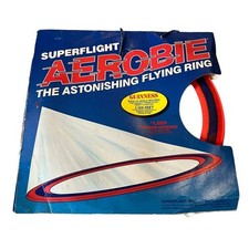 VTG RARE 1985 Original Superflight Aerobie in Box Astonishing Flying Ring 13"