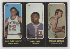 1971 Topps Trios Stickers Dave DeBusschere Bob Lanier Tom Van Arsdale HOF 08vo