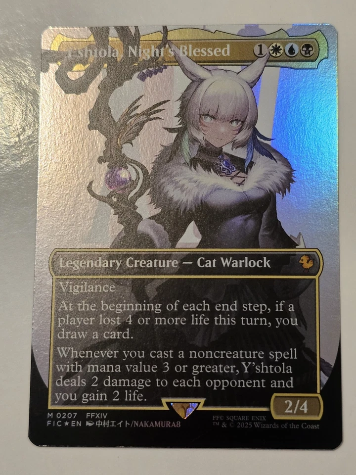 Y'shtola, Night's Blessed 0207, Borderless Foil, Final Fantasy Commander, FIN... - Image 3 of 4