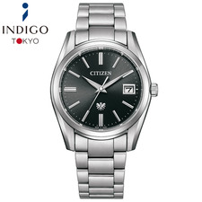 The CITIZEN AQ4080-52E Eco-Drive Solar Sapphire Crystal Black Dial 37.2mm Watch