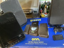 Radio CD FM sans fil Bluebooth stéréo Onn Groove - depuis votre appareil
