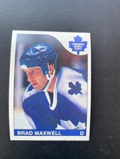 1985-86 O-Pee-Chee OPC #224 Brad Maxwell - Toronto Maple Leafs MINT