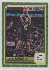 2023-24 Panini NBA Hoops Hyper Green /25 Simone Fontecchio #144 12z3