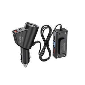 Car Charger 12V 24V Power Adapter 1 to 5 Ports Multi Device Charging Converter