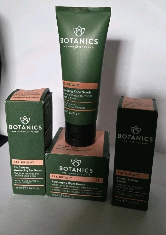 4 ACEITE BIFÁSICO BOTA TODO BRILLANTE/SUERO DE VITAMINA C/CREMA DE NOCHE/CREMA PARA OJOS/JUEGO DE SC FACIAL Foto 2 de 2