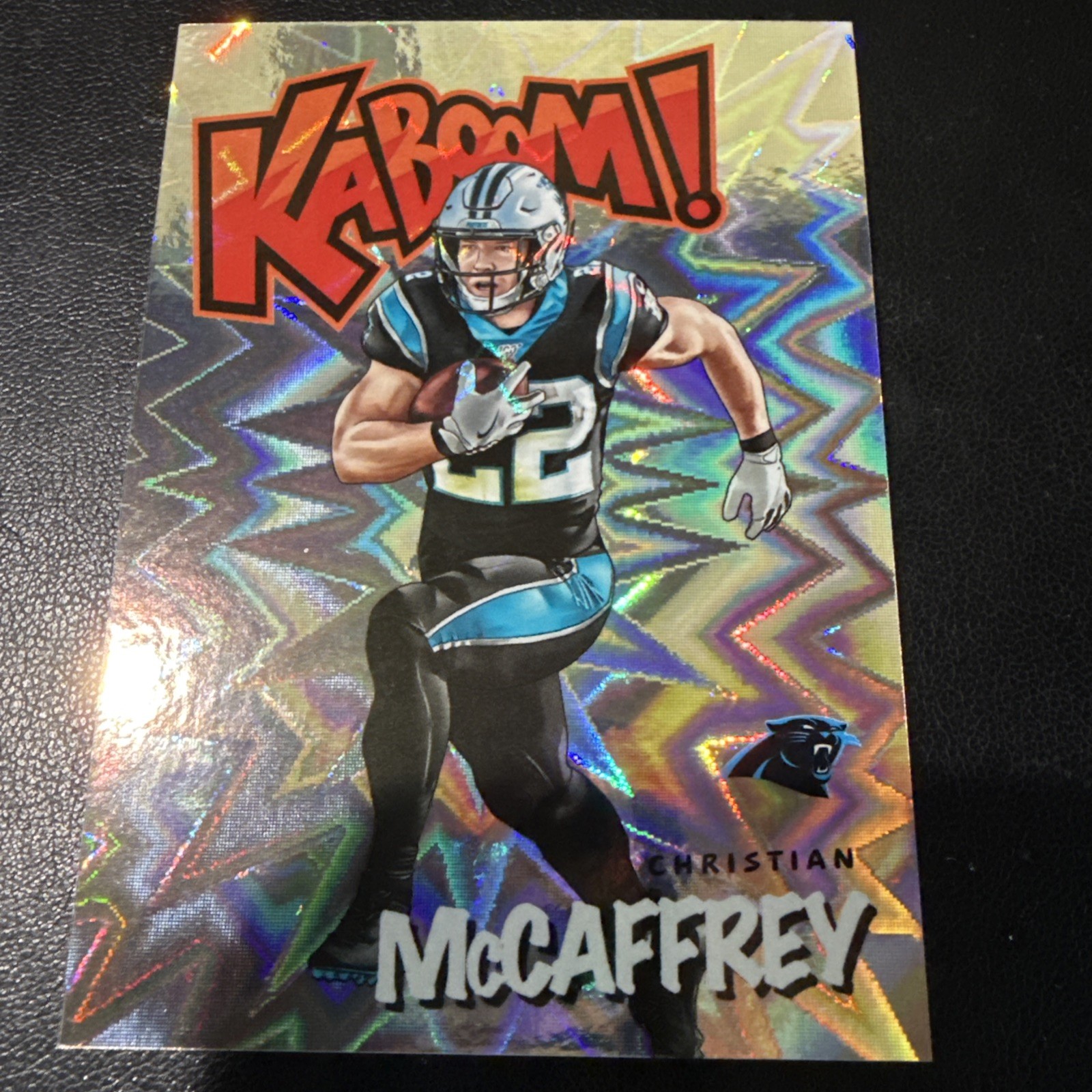 2020 Panini Absolute - Kaboom! Christian McCaffrey Vertical Panthers Clean! K-cm