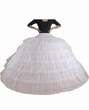 YUAKOU Women's Tulle Petticoat Crinoline Half Slip Underskirt for Bridal Dress