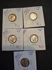 5 Beautiful Uncirculated ++ 1955 Silver Roosevelt Dimes