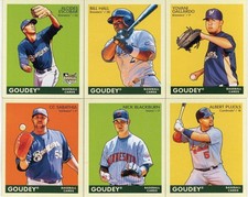 2009 Goudey MINI BLACK Back
