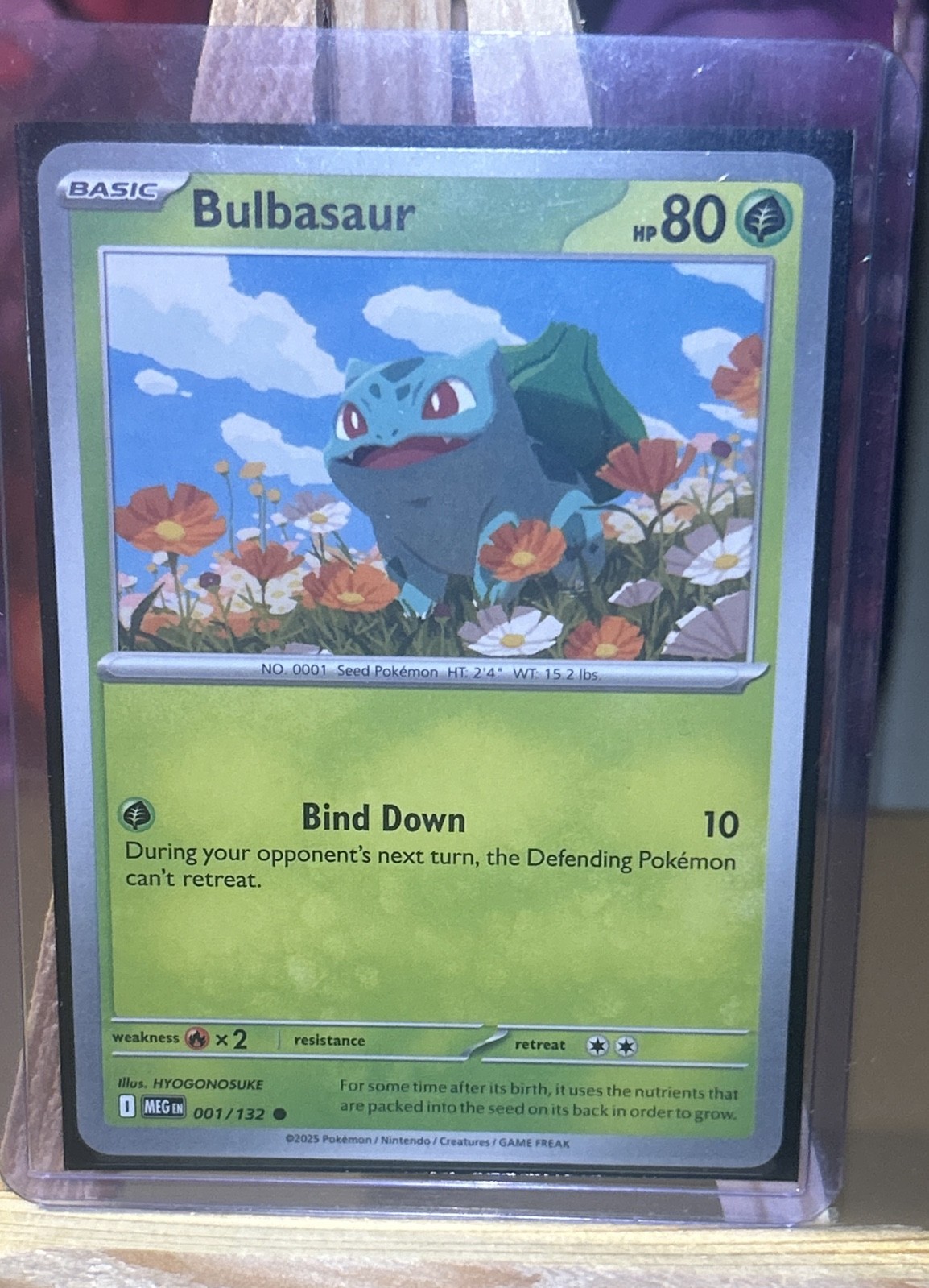 Bulbasaur 001/132 Me01: Mega Evolution Regular