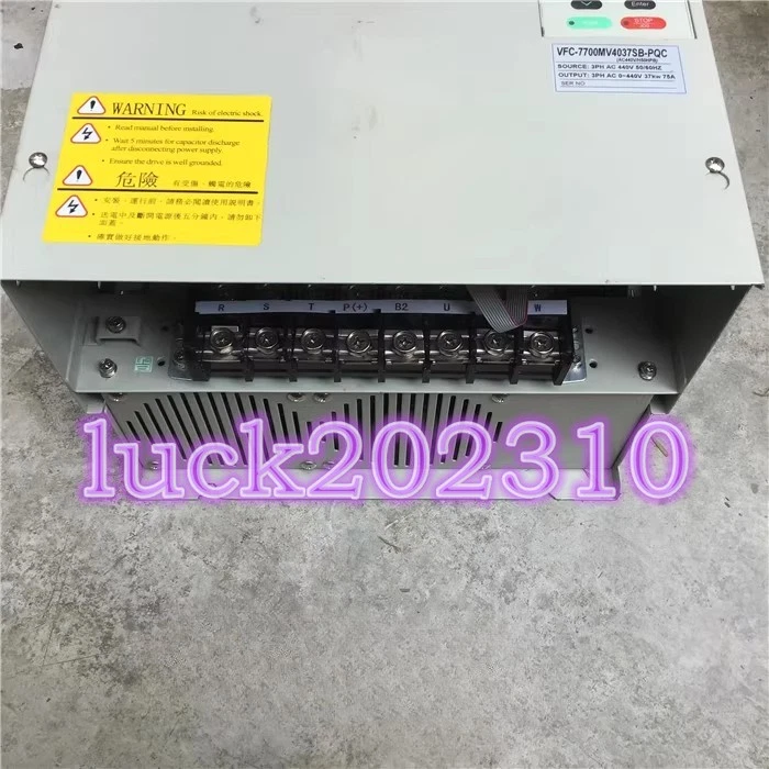 1PC used Frequency converter VFC-7700MV4037SB-PQC 37KW 440V #YY - Image 2 of 3