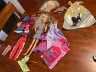BARBIE  and VINTAGE CLOTHING SHOES pursesACCESSORIES lot+ Barbies Toto& 1 head