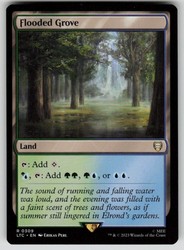 Flooded Grove (309) - Commander: The Lord of the Rings: Tales of Middle-earth