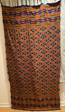 12 Strip Women's Kente  Made in  Ghana Approximately 80 By 40 Inch