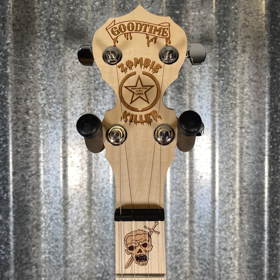 Deering Goodtime Limited Edition Zombie Killer 5 String Banjo #4252 - Image 3 of 4