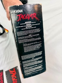 Atari Jaguar System Console Bundle w/ Cybermorph Game COMPLETE IN BOX Tested CIB