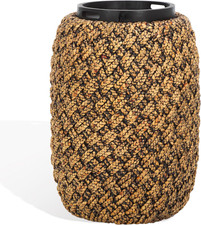 Bayley Natural/Dark Brown Accent Table - Fully Assembled by  Couture