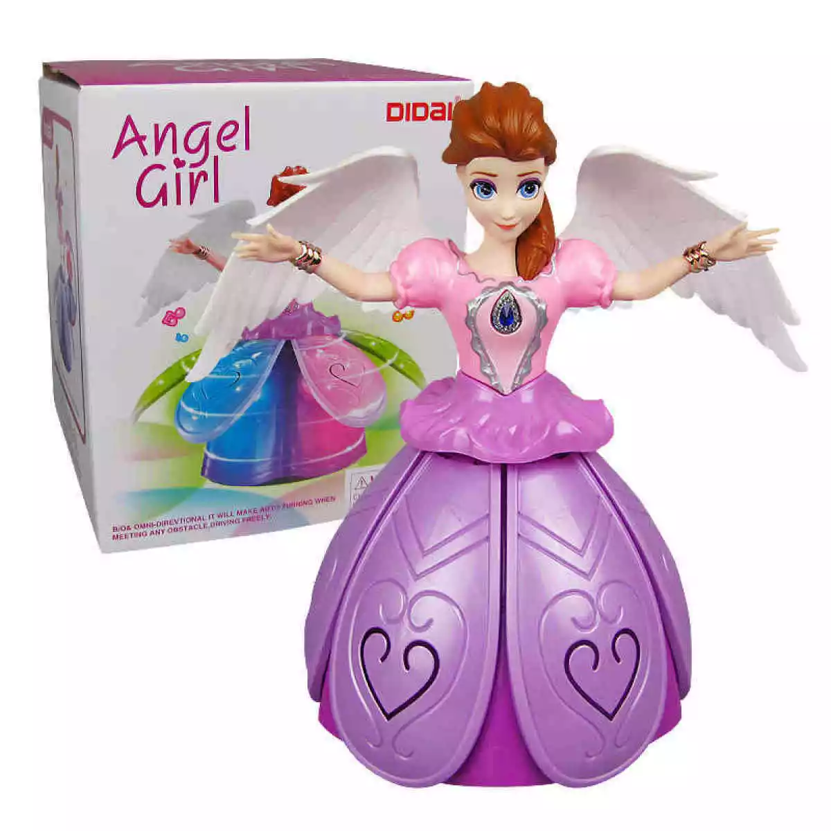 Dancing Angel Girl Toy with Flashing Lights and Music