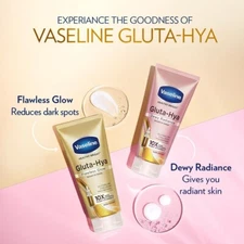 Vaseline Gluta-Hya Flawless Glow and Dewy Radiance Combo Pack - 200 ml each
