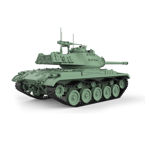SSMODEL SS43527 V1.9 1/43 Military Model Kit US M41 Light Tank 3D PRINTING - Picture 2 of 4