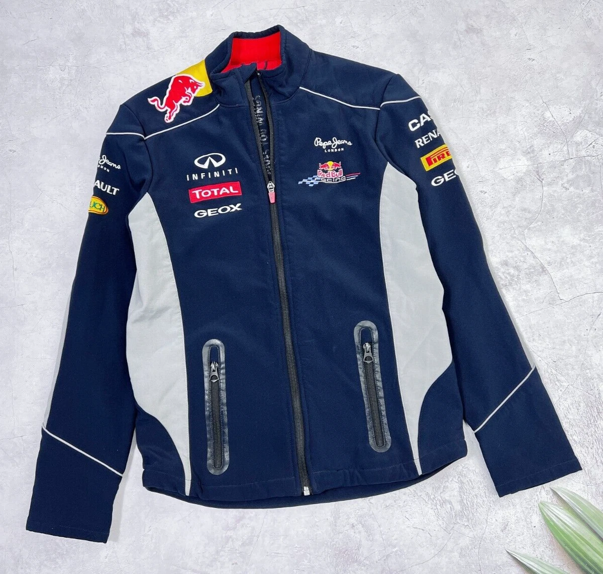 Vintage Red Bull Infinity Pepe Jeans F1 Racing Jacket Size Men Size L