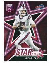 2022 DONRUSS ELITE STAR STATUS PINK #SS2 JOSH ALLEN BILLS MINT L@@K