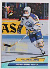 Pat LaFontaine Buffalo Sabres Center 1992-93 Ultra Card # 16 Near Mint +