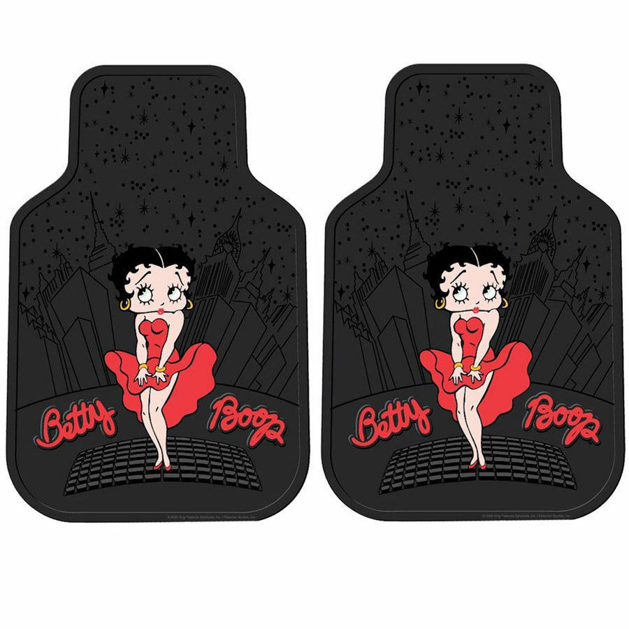 New York Skyline Betty Boop Car Truck All Weather Rubber Floor