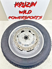 2010 Harley Dyna Fat Bob Oem Hd 16x3 Front Wheel Rim Mag Solid Slotted