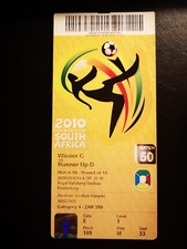 WC TICKET USA - GHANA 26.06.2010 GAME 50