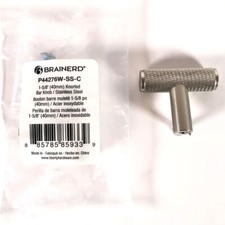 Brainerd P44276W-SS-C 1-5/8  Knurled Bar Knob...
