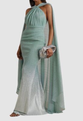 $3709 Talbot Runhof Women's Green Sleeveless Cape Gown Dress Size 46 | eBay $3709 Talbot Runhof Women's Green Sleeveless Cape Gown Dress Size 46 | eBay