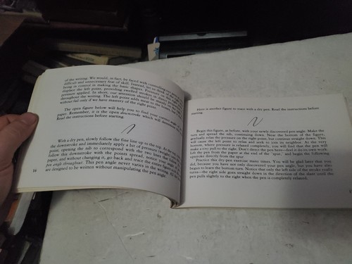 1979 A Copperplate Manual Gerald Krimm Writing With The Pointed Pen - Picture 7 of 9