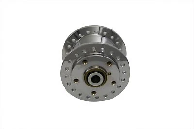 Buje de rueda delantero cromado para Harley Davidson Foto 3 de 4