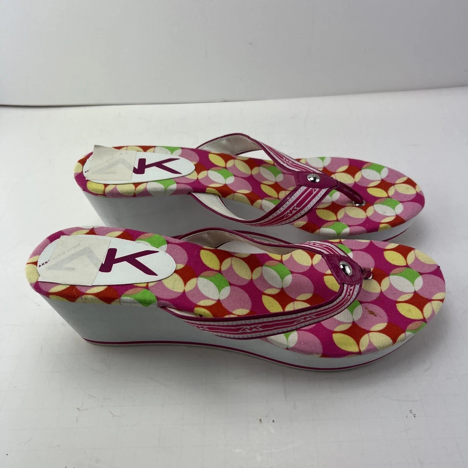 Ann Klein Sport Wedge Flip Flop/Thongs/Sandals 8.5 M  New - Image 2 of 4
