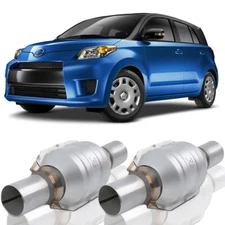 Pair 2" Car Approved Catalytic Converter Stainless Steel EPA For Scion xD 08-12