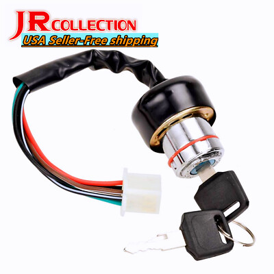 Ignition Key Switch For Kazuma Meerkat, Falcon, RedCat ATVs (50cc To 250cc) With 2 Keys