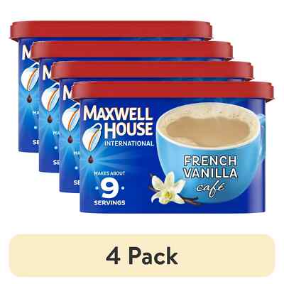 Maxwell House International French Vanilla Cafe Beverage Mix, 8.4 oz. Canister