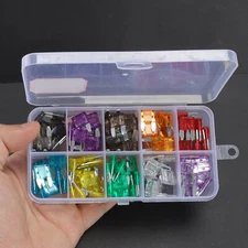 120pcs Car Automotive MINI BladeFuses Auto Blade Fuse Assortment Kit APM US