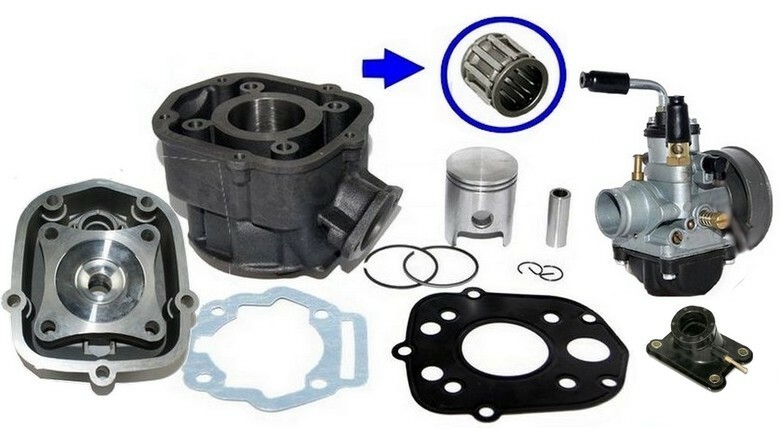 70cc RACING GRUPPO TERMICO CARBURATORE D.21 KIT per APRILIA RX SX 50 da06 LC