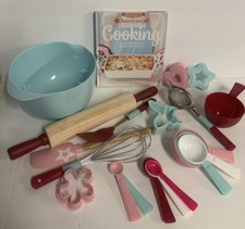RARE HTF AMERICAN GIRL WILLIAMS SONOMA 20 Pc Baking Set Cook Book