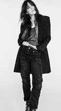 Charlotte Gainsbourg For Zara. Long Black Blazer. Nwt L From 2021 Was £119