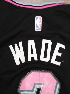Miami Heat Dwayne Wade #3 Nike Miami Vice Nights Swingman Jersey