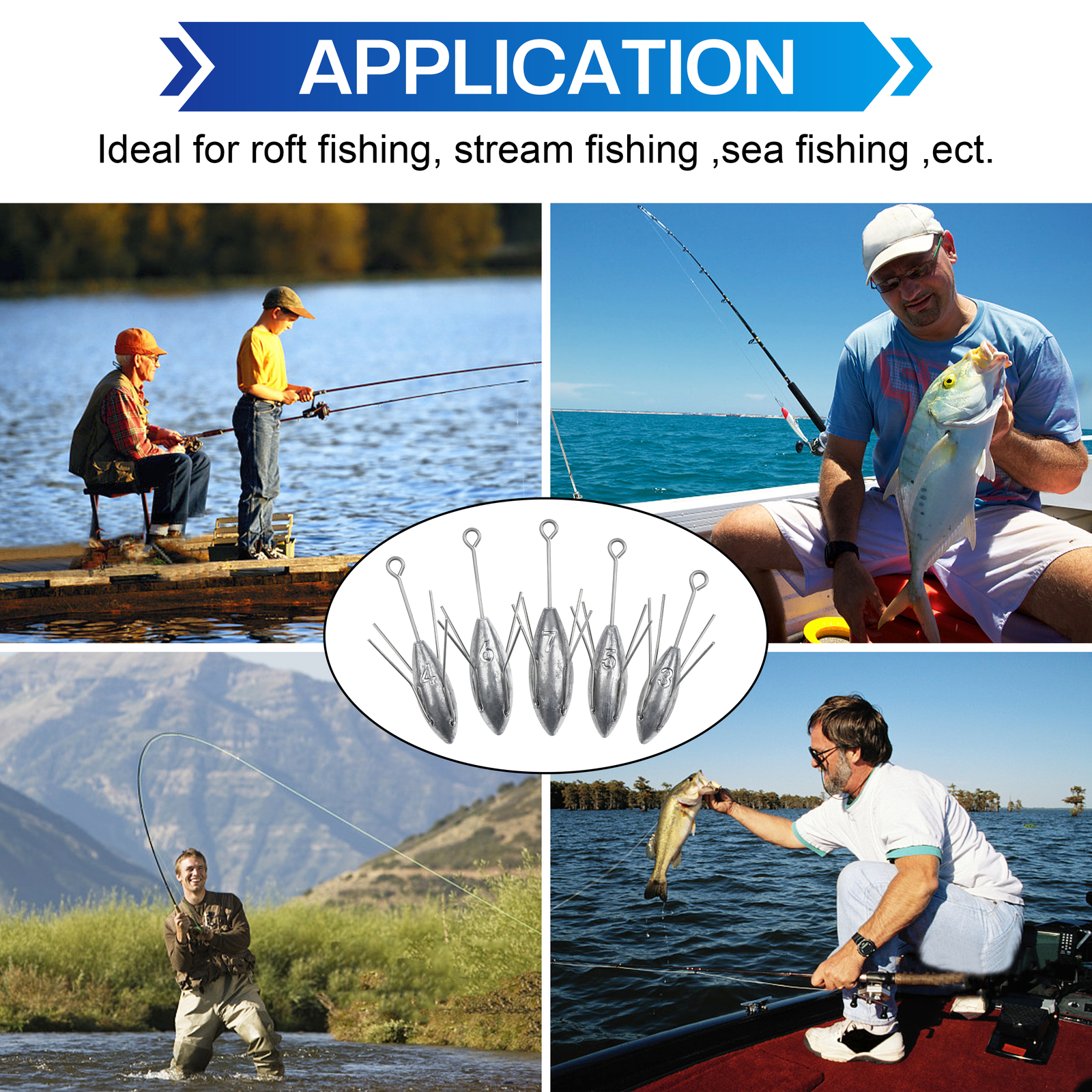 Surf Fishing Saltwater Fishing Sinkers Fishing Weights Sinkers