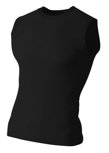 A4 NB2306 Youth Polyester/Spandex Compression Moisture Wicking Muscle T-Shirt - Picture 2 of 10